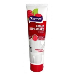 Farmec Crema Depilatoare Teenager Cu Extract De Zmeura