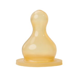 Baby Nova tetina latex rotunda lapte 2 buc 0-24 luni