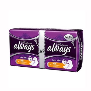 Always platinum normal plus duo 16buc