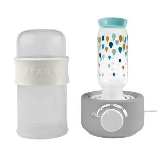 Beaba incalzitor biberoane si sterilizator Baby Milk Second gri