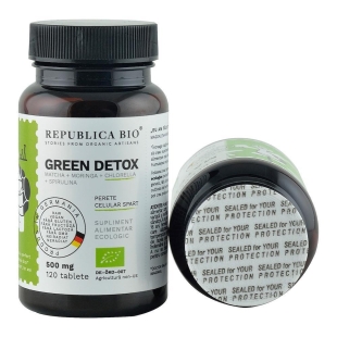 Republica BIO - Green Detox supliment alimentar ecologic 120 tablete
