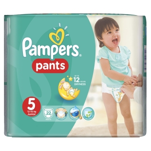 Pampers 5 Junior Pants X 22 Buc