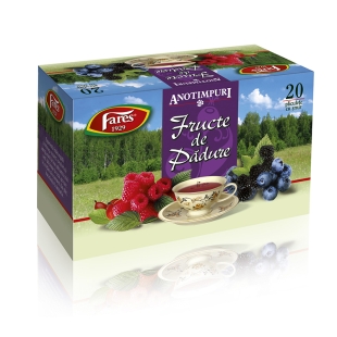Fares Aromfruct ceai fructe de padure 20 plicuri