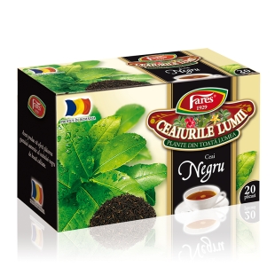 Fares Ceaiurile Lumii ceai negru 20 plicuri