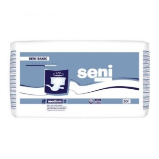 Seni Basic Medium Scutece 75-110 Cm, 30 Buc 