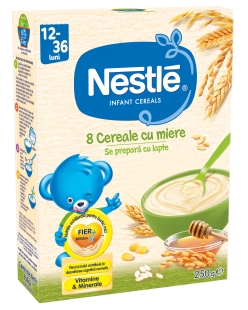 Nestle - 8 cereale cu miere 250g