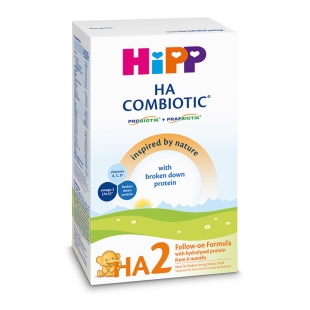 Hipp ha 2 lapte praf combiotic 350g - de la nastere