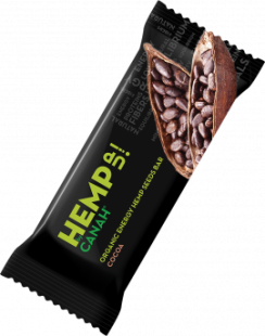 Canah - Baton eco din seminte de canepa cu cacao 48g