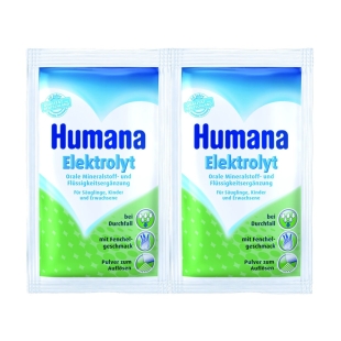 Humana Elektrolyt fenicul saruri de rehidratare folie cu 2 plicuri