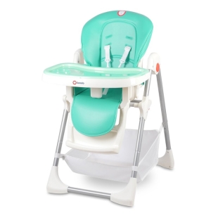 Lionelo - Scaun de masa copii Linn Plus Turquoise