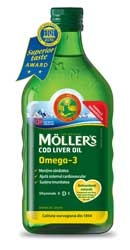 Moller's - Cod liver oil omega 3 lamaie 250ml