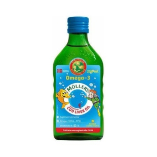 Moller's -Cod liver oil omega 3 tutti frutti 250ml