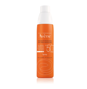 Avene - Spray fotoprotectie fara urme albe SPF 50+ 200ml