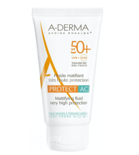 A-Derma - Protect AC fluid matifiant SPF 50+ 40ml